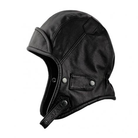 Leather Plain Pilot Hat