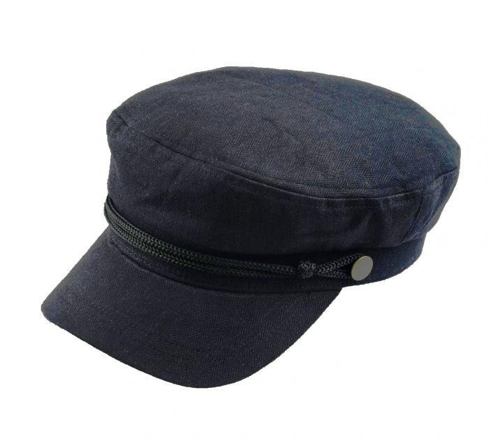 Herringbone Captain Hat