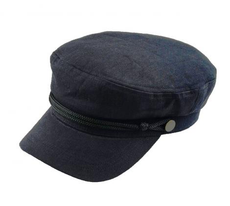 Herringbone Captain Hat