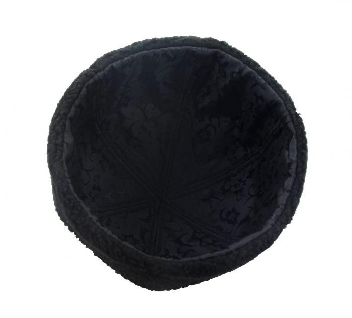 6 Panels Leather Cap without peak
