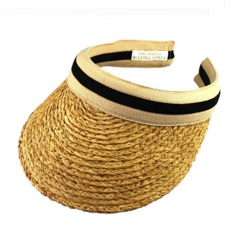 Wheat Straw Sun Visor Cap