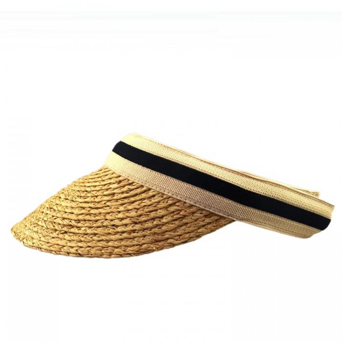 Wheat Straw Sun Visor Cap