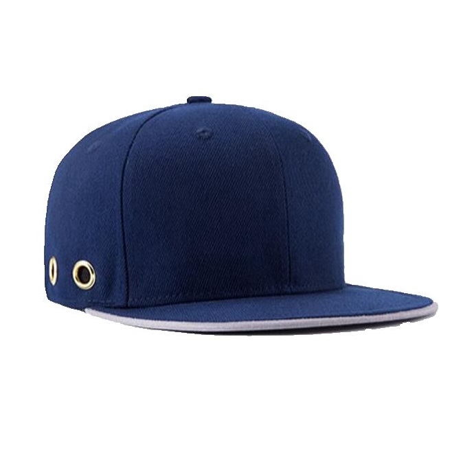 Metal Ring Eyelet Snapback Cap