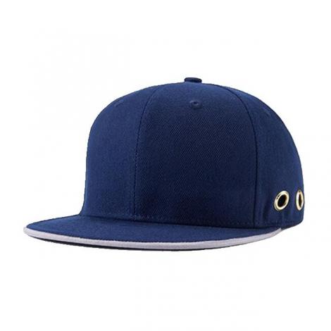 Metal Ring Eyelet Snapback Cap