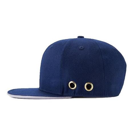 Metal Ring Eyelet Snapback Cap
