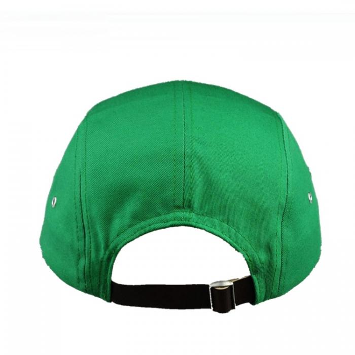 5 Panels Cap with Leather badge