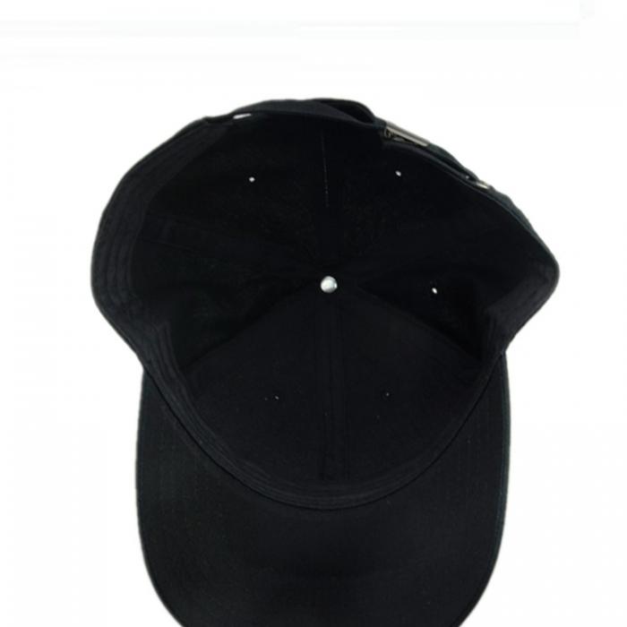 Black Cotton Blank Cap