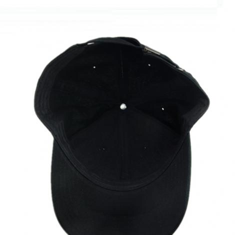 Black Cotton Blank Cap