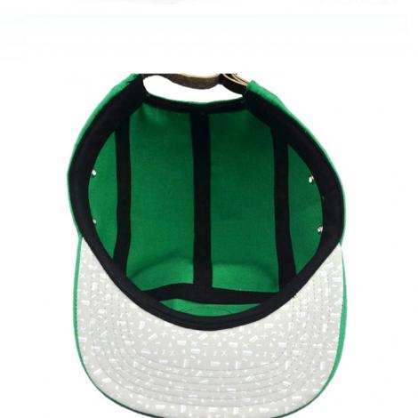 5 Panels Cap with Leather badge