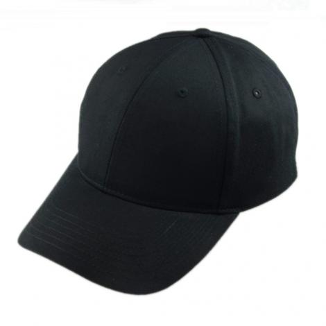 Black Cotton Blank Cap