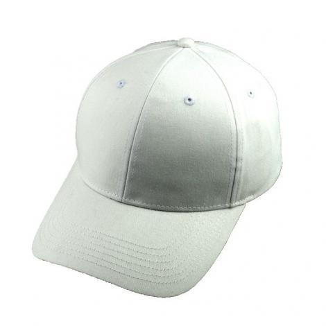 White  Cotton Twill Blank Cap