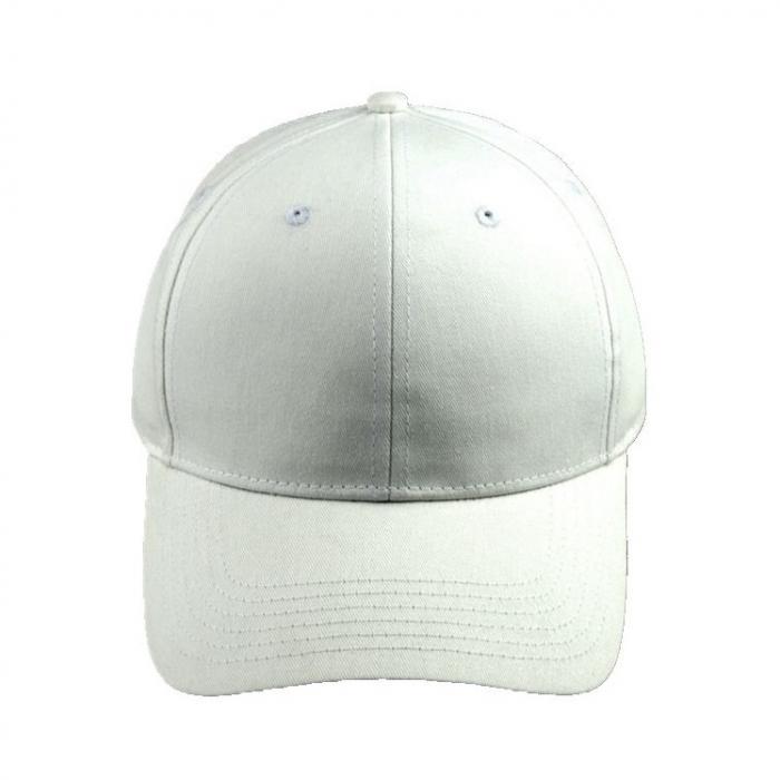 White  Cotton Twill Blank Cap