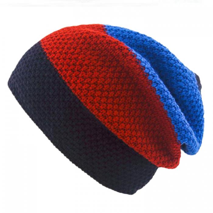 Knitted Slouchy Beanie, Fleece Inside