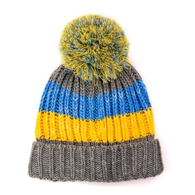 Fleece Inside Pom-Pom Beanie