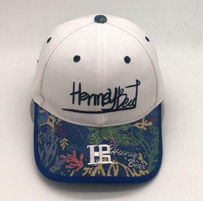 Cotton and Linen embroidery Baseball Cap