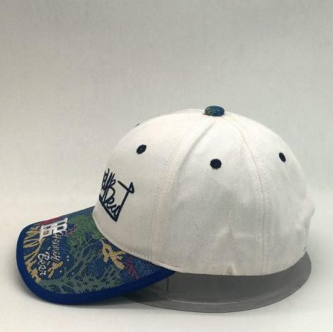 Cotton and Linen embroidery Baseball Cap