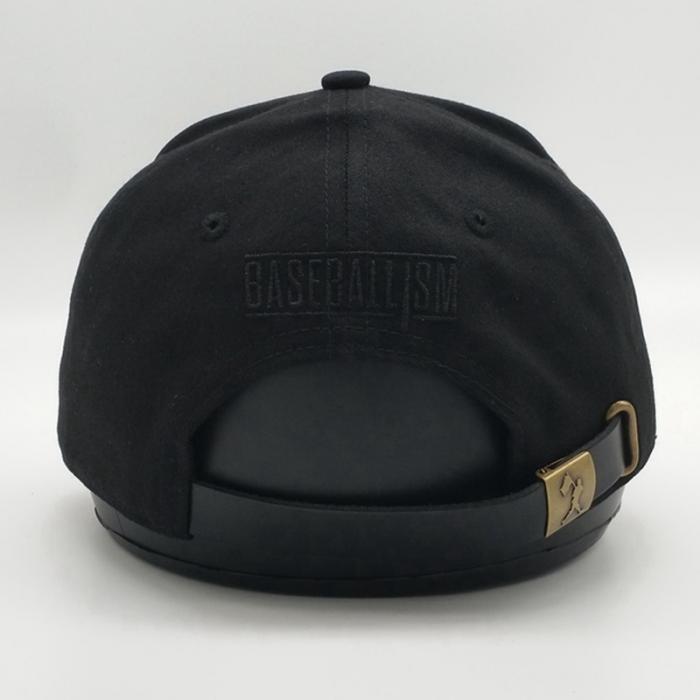 Customized Leather Strap Metal Buckle Cap