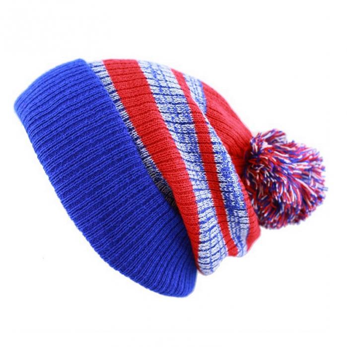 Custom LOGO POM POM Knitted Hat