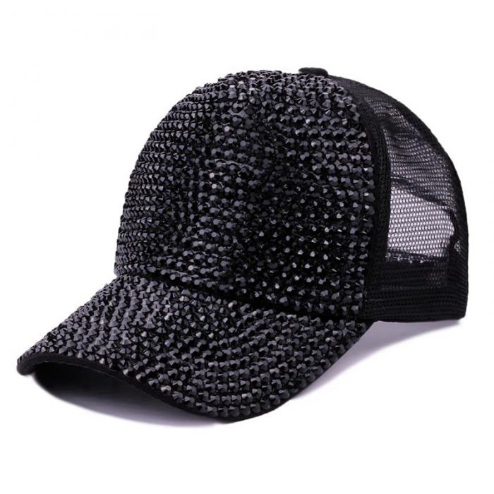 Rhinestone Trucker Mesh Cap