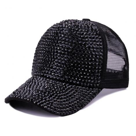 Rhinestone Trucker Mesh Cap