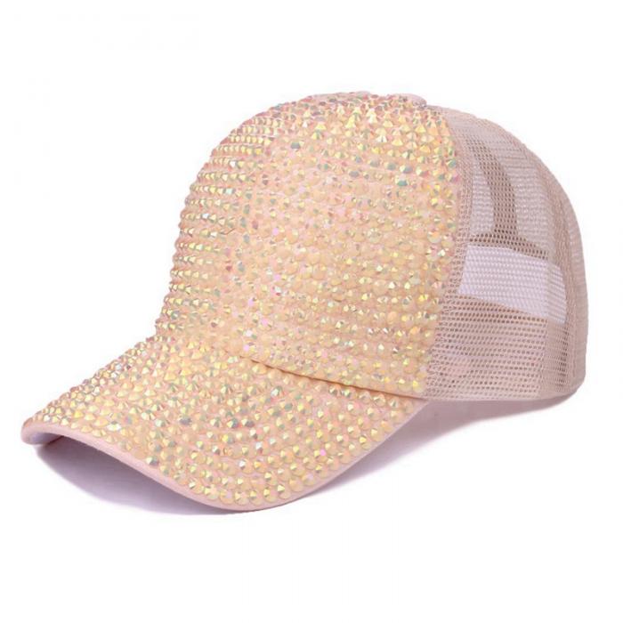 Rhinestone Trucker Mesh Cap