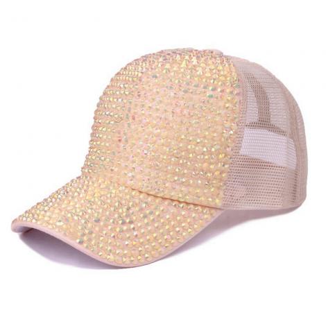 Rhinestone Trucker Mesh Cap