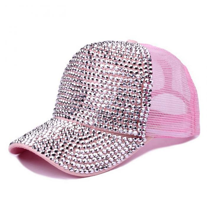 Rhinestone Trucker Mesh Cap