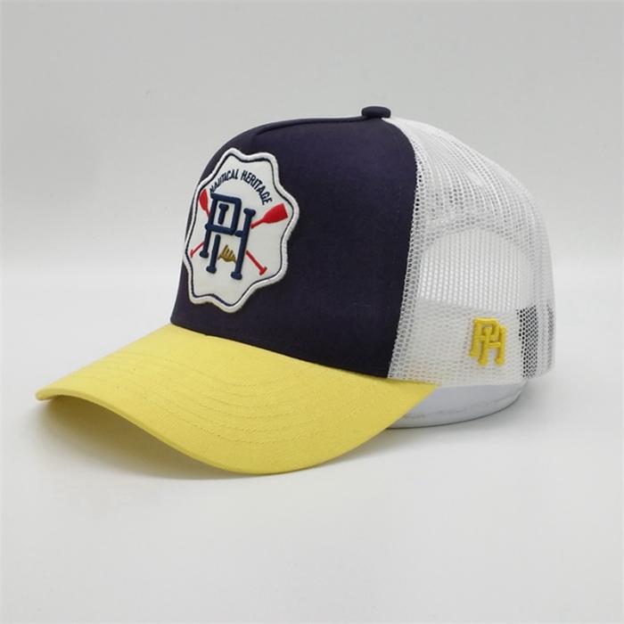 Applique 3D embroidery Trucker Cap