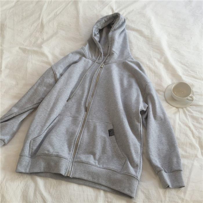 Plain Color Hoodie