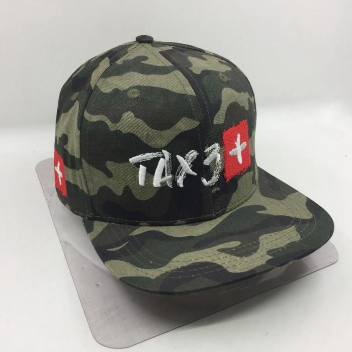 Camo cotton twill Snapback Cap